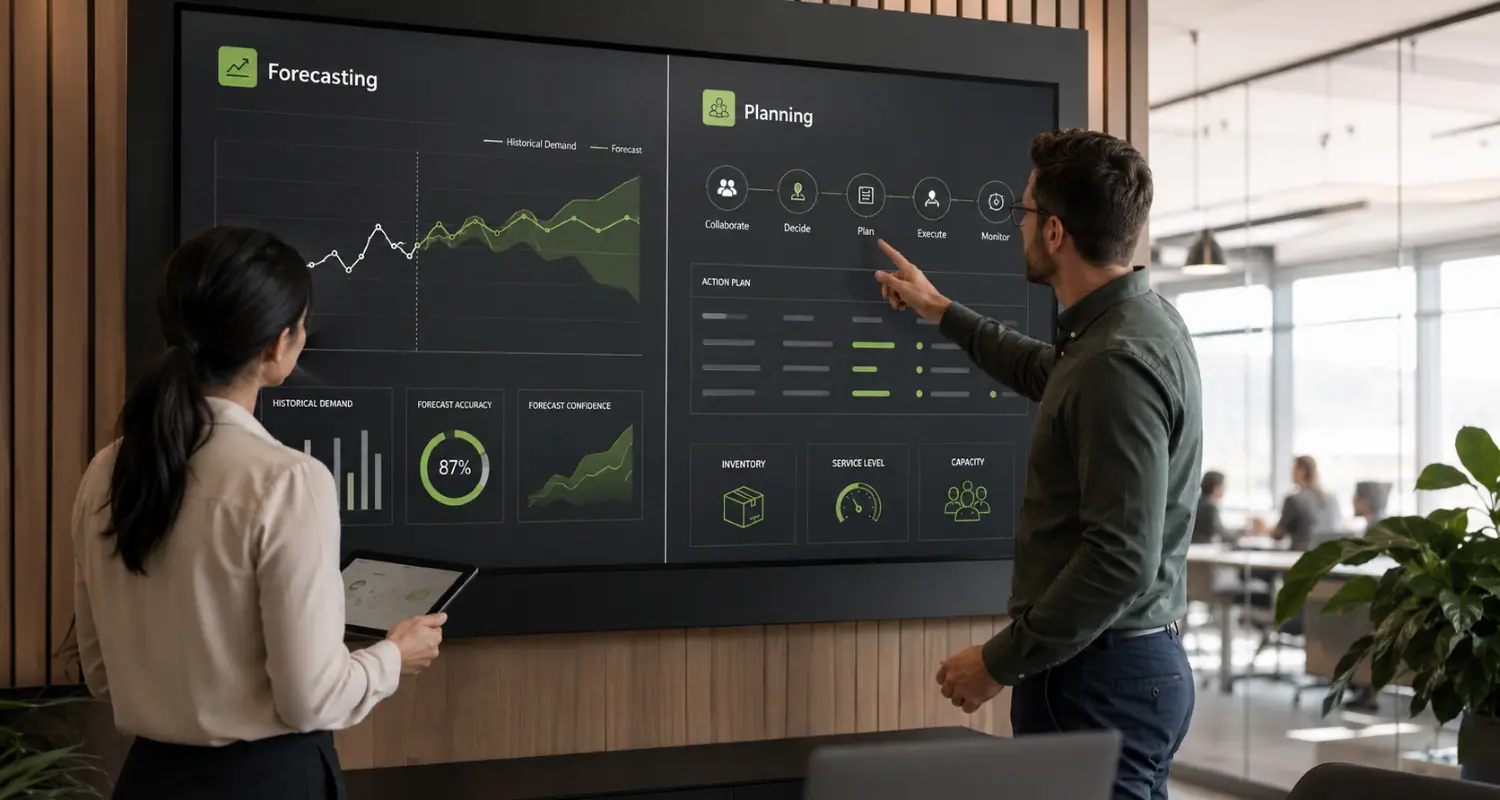Demand planning versus demand forecasting